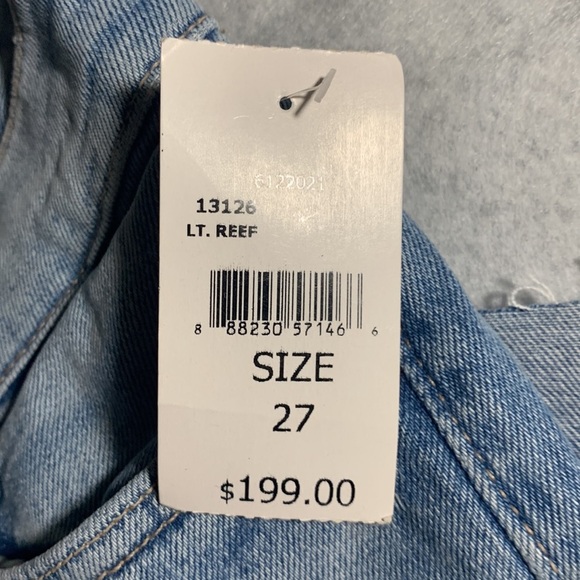 NWT DL1961 Acid Wash DL Vintage Bridget Boot. High Rise Instasculpt. Sz 27” - Picture 5 of 6